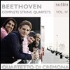 Quartetto Di Cremona 베토벤: 현악 사중주 4집 - 1번 14번 (Beethoven: Complete String Quartets Vol.4)
