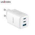 유니콘 멀티 3포트 최신GaN2 65W PD 초고속충전기 갤럭시 아이폰 KA-700PD