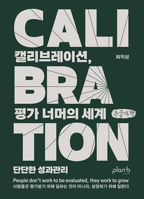 캘리브레이션, 평가 너머의 세계 (큰글자책)