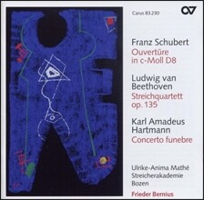 Frieder Bernius 슈베르트: 서곡 / 베토벤: 현악 사중주 외 (Schubert: Overture / Beethoven: String Quartets Etc.)