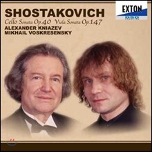 Alexander Kniazev 쇼스타코비치: 첼로 소나타, 비올라 소나타 (Shostakovich: Cello Sonata Op.40, Viola Sonata Op.147)