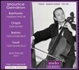 Maurice Gendron 베토벤: 변주곡 / 쇼팽 / 브람스 / 포레: 첼로 소나타 (Beethoven: Variations WoO46 / Chopin / Brahms / Faure: Cello Sonatas)