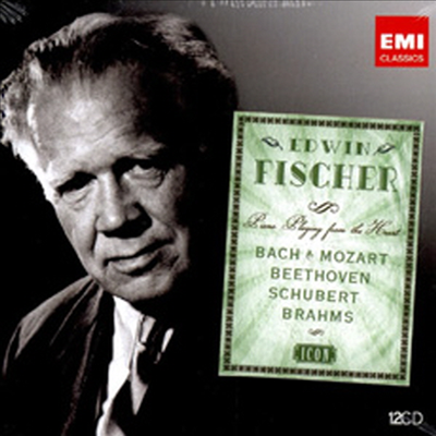 에드윈 피셔: EMI 녹음 베스트 컬렉션 (Edwin Fischer : Piano Playing from the Heart) (12CD) (Box Set) - Edwin Fischer