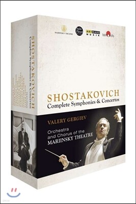 Valery Gergiev 쇼스타코비치: 교향곡과 협주곡 전곡 - 발레리 게르기예프 (Dimitri Shostakovic cycle) [블루레이]