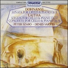 Peter Szabo 도흐나니: 첼로 소나타 / 라이타: 첼로와 피아노 협주곡 (Dohnanyi: Cello Sonata Op.8 / Laitha: Cello &amp; Piano Concerto Op.31)