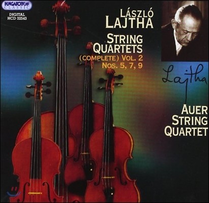 Auer String Quartet 라이타: 현악 사중주 전집 2 - 5, 7, 9번 (Lajtha: String Quartets Op.20, Op.49, Op.57)