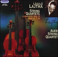 Auer String Quartet 라이타: 현악 사중주 전집 2 - 5, 7, 9번 (Lajtha: String Quartets Op.20, Op.49, Op.57)