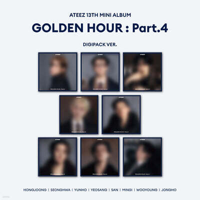 에이티즈 (ATEEZ) - GOLDEN HOUR : Part.4 [DIGIPACK VER.][8종 중 1종 랜덤발송]