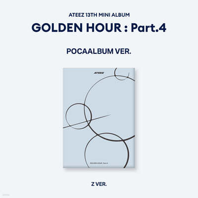 에이티즈 (ATEEZ) - GOLDEN HOUR : Part.4 [POCAALBUM VER.][Z VER.]