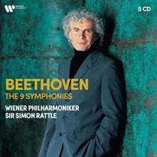 Simon Rattle 베토벤: 9개 교향곡 전곡 (Beethoven: The 9 Symphonies) [5CD 박스세트]