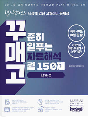 꾸준히 매일푸는 자료해석 고퀄 150제 LEVEL 2