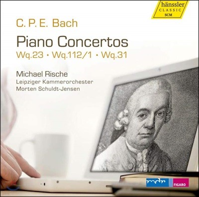 Michael Rische 칼 필립 엠마누엘 바흐: 피아노 협주곡 1집 (C.P.E. Bach: Piano Concertos Wq. 23. 112/1, 31)