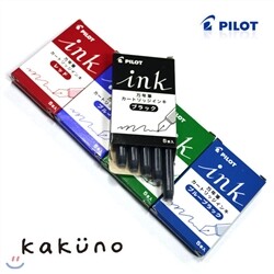 [알앤비]PILOT 파이롯트 카쿠노 만년필 잉크카트리지 컨버터 IRF-5S/KAKUNO