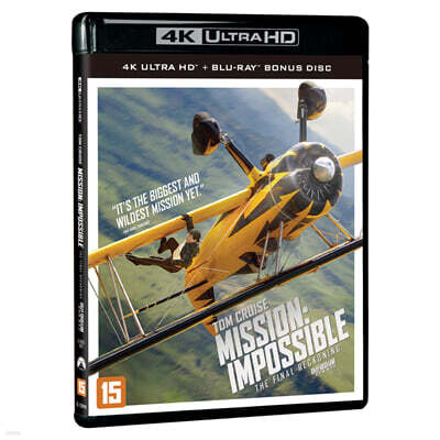 미션 임파서블: 파이널 레코닝 (2Disc, 4K UHD+BD Bonus) : 블루레이
