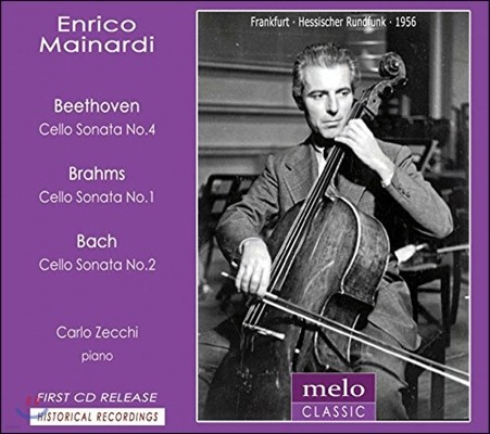 Enrico Mainardi 1956년 프랑크푸르트 방송 실황 - 베토벤 / 브람스 / 바흐: 첼로 소나타 (Beethoven / Brahms / Bach: Cello Sonatas)