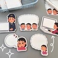 일본감성 일상 감정표현 점착식 메모지 떽메 떡메모지 메시지 메세지 다꾸 포스트지 포스트잇
