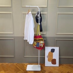 일상드로우 스탠드 옷걸이 행거 ㄱ자 틈새 미니 행거 스탠딩 옷걸이 거치대 원룸 사무실 행거