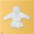 (KimiO) 유기농 100% 목욕가운 (화이트)