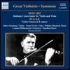 Albert Sammons 모차르트: 신포니아 콘체르탄테 / 엘가: 바이올린 소나타 (Great Violinists - Mozart: Sinfonia Concertante / Elgar: Violin Sonata)