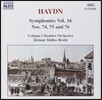 Helmut Muller-Bruhl 하이든: 교향곡 16집 - 74, 75, 76번 (Haydn: Symphonies Vol.16)