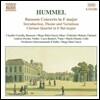 Diego Dini-Ciacci 훔멜: 바순 협주곡, 서곡과 주제 & 변주곡, 클라리넷 협주곡 (Hummel: Bassoon Concerto, Clarinet Quartet)