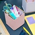 프리미엄 가죽 데스크 테리어 다용도 연필꽂이
