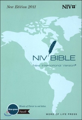 NIV Bible New International Version(소,단본,색인,가죽)(Blue-green)