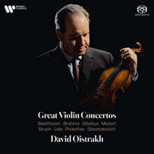 David Oistrakh (다비드 오이스트라흐) - 위대한 바이올린 협주곡 (Great Violin Concertos) [6SACD Hybrid 박스세트]