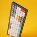 지클릭커 오피스프로 WK80 사일런스L 블록 로우프로파일 무소음 무선 블루투스 키보드 100키 스톤블록