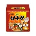 반품불가 농심 얼큰 너구리멀티 120gX5