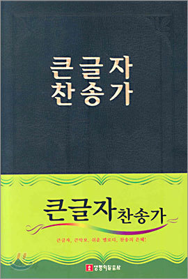 큰글자찬송가(소단본,무색인,비닐)(13.5*19.5)(검정)