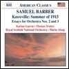 Marin Alsop 바버 관현악 5집 - 녹스빌 1915년의 여름, 관현악 에세이 (Barber: Knoxville Summer of 1915, Essays for Orchestra)