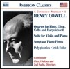 Joel Sachs 미국의 클래식 - 코웰: 플루트 사중주, 바이올린 모음곡 (A Continuum Portrait 1 - Cowell: Quartet, Suite for Violin and Piano)
