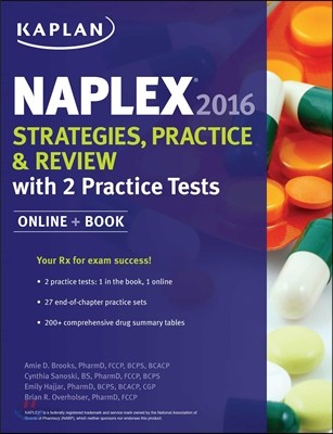 Naplex 2016 Strategies, Practice, and Review with 2 Practice Tests: Online + Book