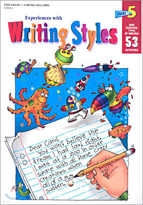 Experiences with Writing Styles Reproducible Grade 5