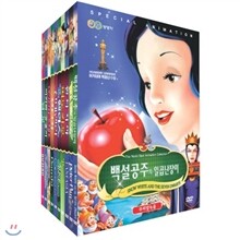 (슬림) 디즈니 고전명작10종<백설공주+신데렐라+피터팬+피노키오+엘리스+레이디+밤비+덤보+환타지아+미키와콩줄기>