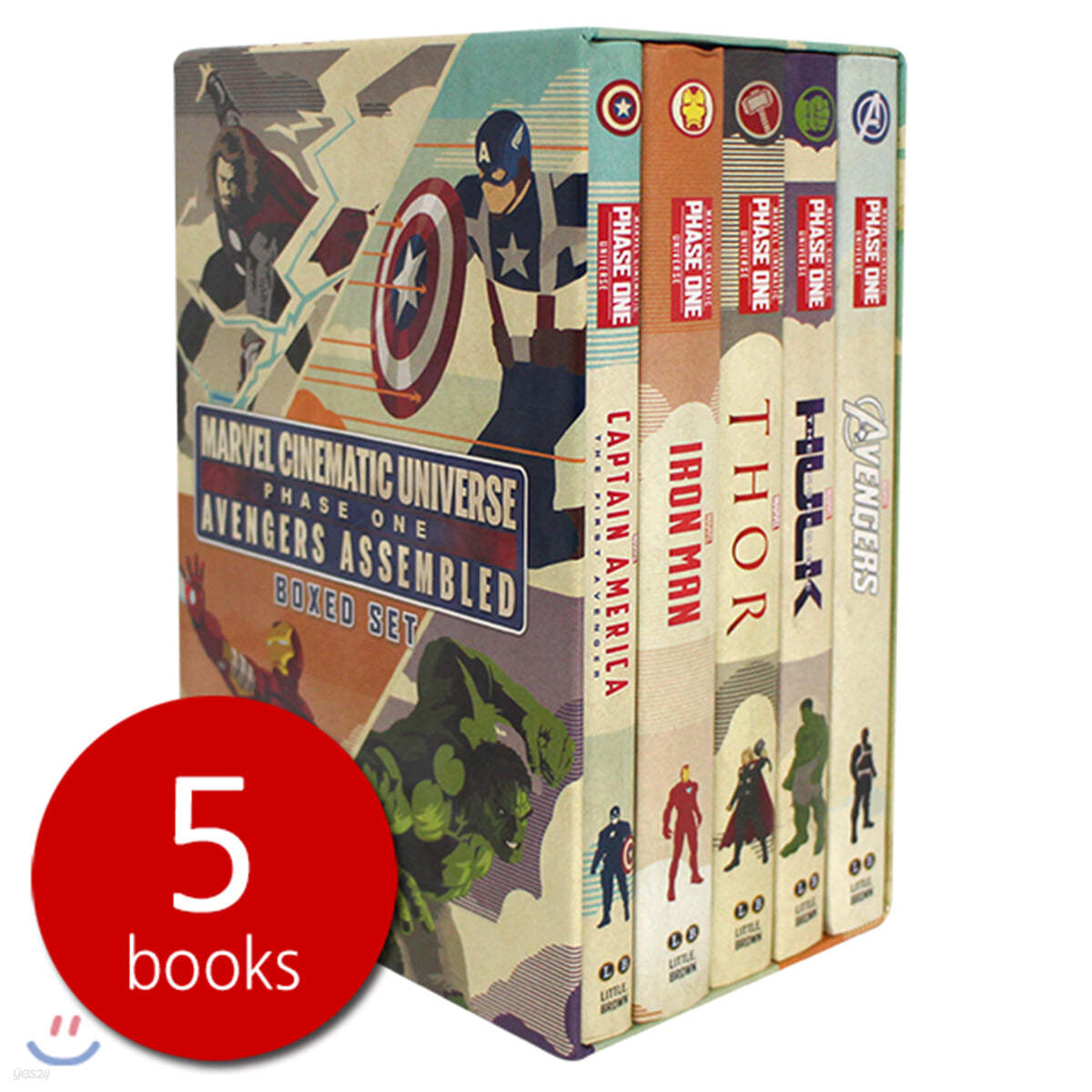 마블 시네마틱 유니버스 페이즈원 챕터북 5종 박스세트 Marvel Cinematic Universe Phase One Box Set : Avengers Assembled