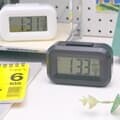 학생 야간 미니 LCD 라이트 센서 날짜 탁상시계