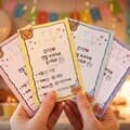 생일 파티 초대장 초대 카드 만들기 아이 [대용량 8매 봉투 세트 귀여운 이벤트 축하 용품 디자인 엽서]