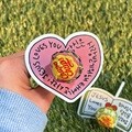 더워드 하트 사탕 전도지 20개_사랑