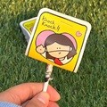 더워드 사각 사탕 전도지 20개_ 사랑