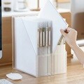 니보리 네임택 클리어파일 투명파일 30P 파일철 (라벨링 색상랜덤)