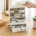니보리 서랍 연필꽂이 데스크오거나이저 6칸 수납 보관함 스탠드 펜꽂이