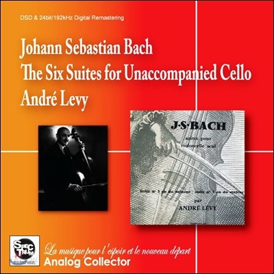 Andre Levy 앙드레 레비의 바흐: 무반주 첼로 모음곡 전곡집 (Bach: The Cello Solo Suites)
