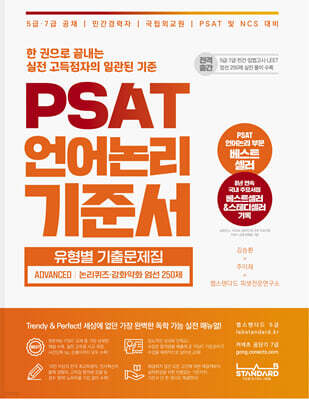 PSAT 언어논리 기준서 유형별 기출문제집 ADVANCED 논리퀴즈·강화약화 엄선 250제