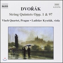 Vlach Quartet 드보르작: 현악 오중주 (Dvorak: String Quintets Op.1, Op.97)