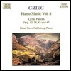 Einar Steen-Nokleberg 그리그: 피아노 작품 8집 - 서정 소품집 (Grieg: Piano Music - Lyric Pieces Op.12, Op.38, Op.43, Op.47)