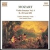 Takako Nishizaki 모차르트: 바이올린 소나타 4집 (Mozart: Violin Sonatas K.454, K.481)