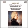 Capella Istropolitana 모차르트: 잘츠부르크 교향곡, 디베르티멘토 (Mozart: Salzburg Symphonies K.136-138, Divertimento K.205)