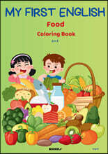 MY FIRST ENGLISH Food Coloring Book